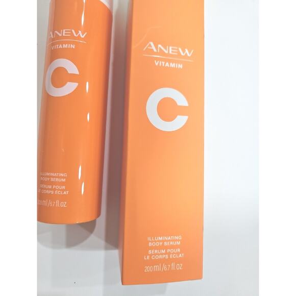 Avon‎ Anew Vitamin C Illuminating Body Serum 6.7oz Antioxidants $34 Value - Picture 2 of 4